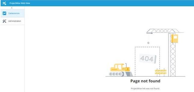 Page Not Found Error